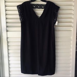 NEW Reiss Cayanne Shift Dress with lace trim
